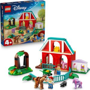 LEGO® ǀ Disney and Pixar Toy Story 5 Blaze’s Horse Ranch 43304 Barn Toy Building Set Horse Barn Buildable Playset with Woody and Jessie for Girls and Boys - Fun Playset-Giving Idea for Kids Aged 4+