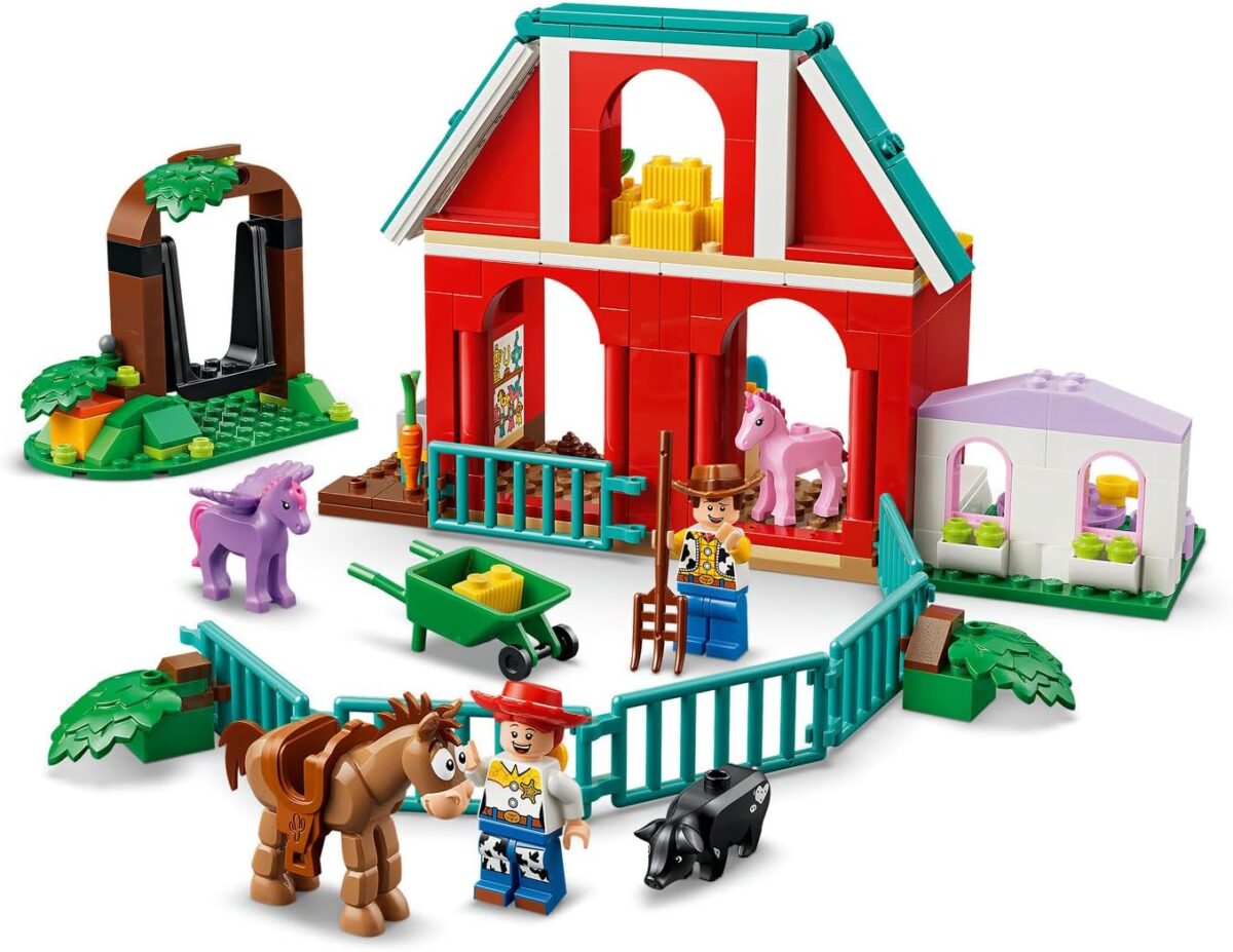LEGO® ǀ Disney and Pixar Toy Story 5 Blaze’s Horse Ranch 43304 Barn Toy Building Set Horse Barn Buildable Playset with Woody and Jessie for Girls and Boys - Fun Playset-Giving Idea for Kids Aged 4+ LEGO® ǀ Disney and Pixar Toy Story 5 Blaze’s Horse Ranch 43304 Barn Toy Building Set Horse Barn Buildable Playset with Woody and Jessie for Girls and Boys - Fun Playset-Giving Idea for Kids Aged 4+