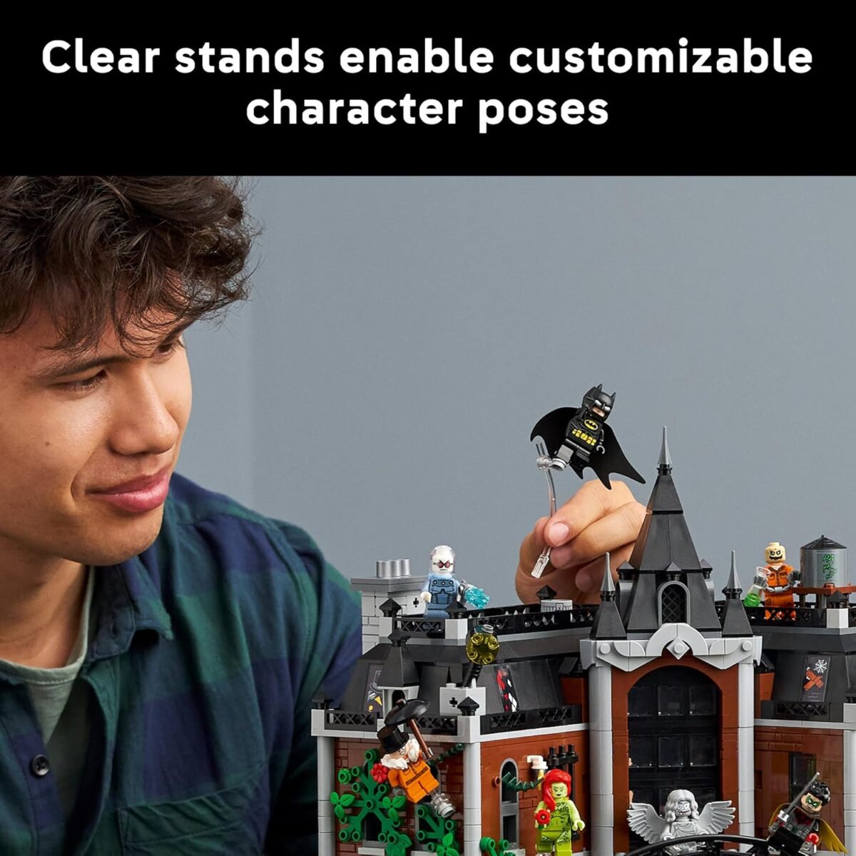 LEGO® DC Batman™ Arkham Asylum™ 76300 Collectible Super-Hero Building Set with 16 Minifigures, Build-and-Display Merch for Decor or a 24-Build Advent Calendar, Toy for Adult LEGO® DC Batman™ Arkham Asylum™ 76300 Collectible Super-Hero Building Set with 16 Minifigures, Build-and-Display Merch for Decor or a 24-Build Advent Calendar, Toy for Adult