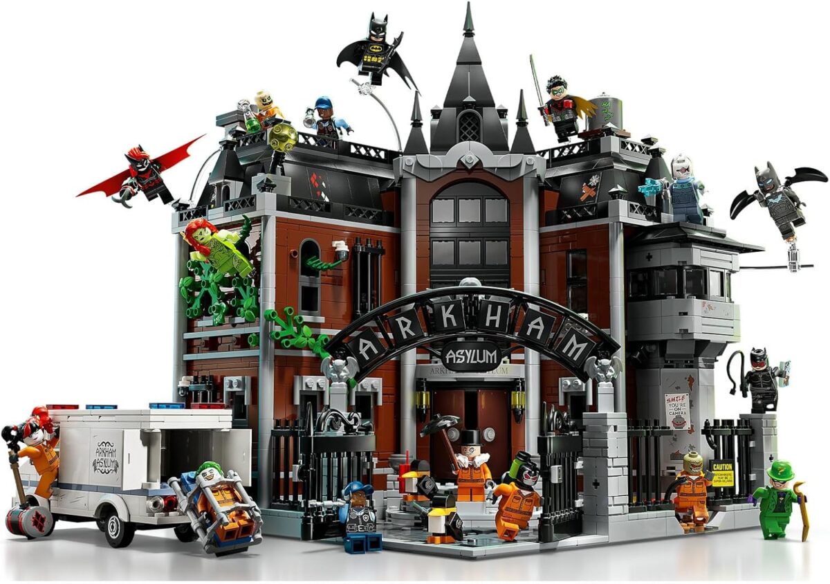 LEGO® DC Batman™ Arkham Asylum™ 76300 Collectible Super-Hero Building Set with 16 Minifigures, Build-and-Display Merch for Decor or a 24-Build Advent Calendar, Toy for Adult LEGO® DC Batman™ Arkham Asylum™ 76300 Collectible Super-Hero Building Set with 16 Minifigures, Build-and-Display Merch for Decor or a 24-Build Advent Calendar, Toy for Adult