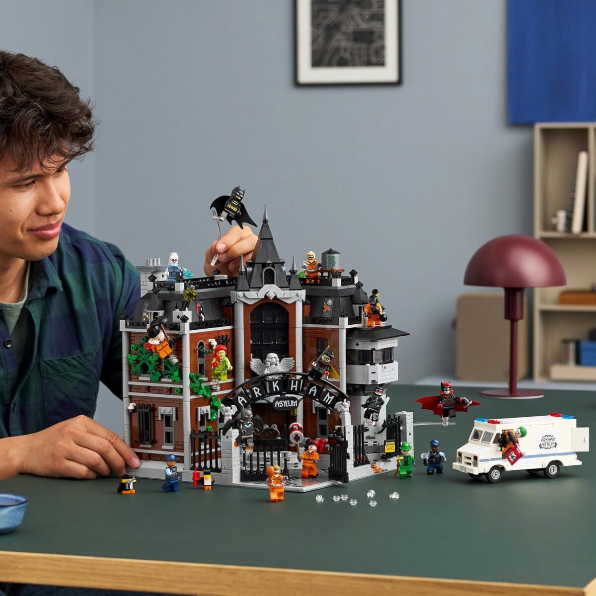 LEGO® DC Batman™ Arkham Asylum™ 76300 Collectible Super-Hero Building Set with 16 Minifigures, Build-and-Display Merch for Decor or a 24-Build Advent Calendar, Toy for Adult LEGO® DC Batman™ Arkham Asylum™ 76300 Collectible Super-Hero Building Set with 16 Minifigures, Build-and-Display Merch for Decor or a 24-Build Advent Calendar, Toy for Adult