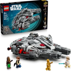 LEGO® Star Wars™ SMART Play™: Millennium Falcon™ 75426 Starship Building Toy for Kids - Compatible Set with 4 SMART Tags and 4 LEGO Minifigures - Treat for Boys, Girls and Fans Aged 9+