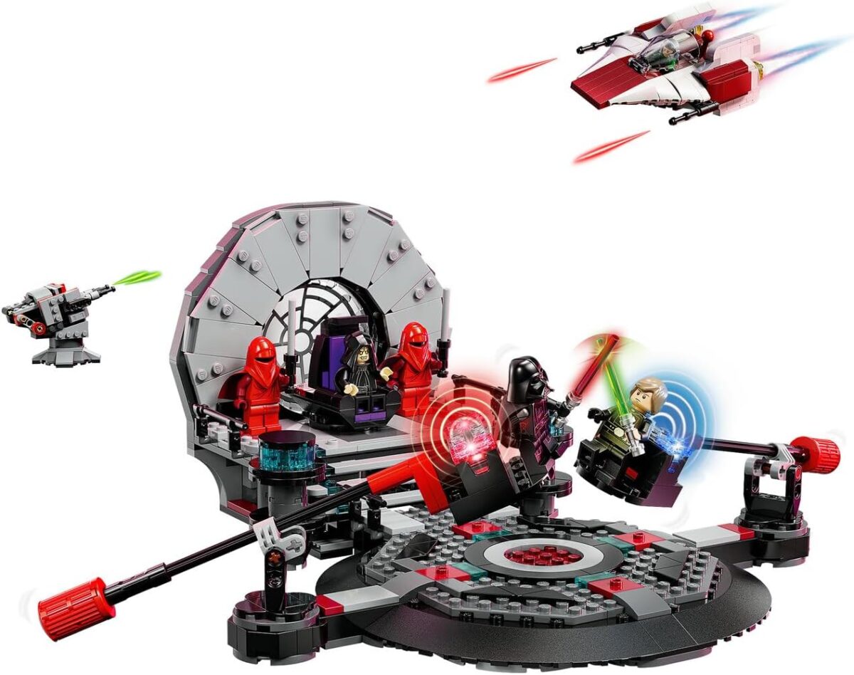 LEGO® Star Wars™ SMART Play™: Throne Room Duel & A-Wing™ 75427 Interactive Building Toy -All-in-One Set - Reacts to How You Move and Play with a SMART Brick - Treat for Kids Aged 9+ LEGO® Star Wars™ SMART Play™: Throne Room Duel & A-Wing™ 75427 Interactive Building Toy -All-in-One Set - Reacts to How You Move and Play with a SMART Brick - Treat for Kids Aged 9+