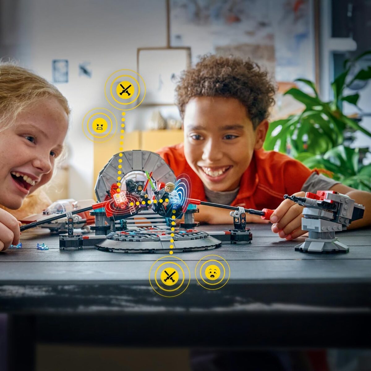 LEGO® Star Wars™ SMART Play™: Throne Room Duel & A-Wing™ 75427 Interactive Building Toy -All-in-One Set - Reacts to How You Move and Play with a SMART Brick - Treat for Kids Aged 9+ LEGO® Star Wars™ SMART Play™: Throne Room Duel & A-Wing™ 75427 Interactive Building Toy -All-in-One Set - Reacts to How You Move and Play with a SMART Brick - Treat for Kids Aged 9+