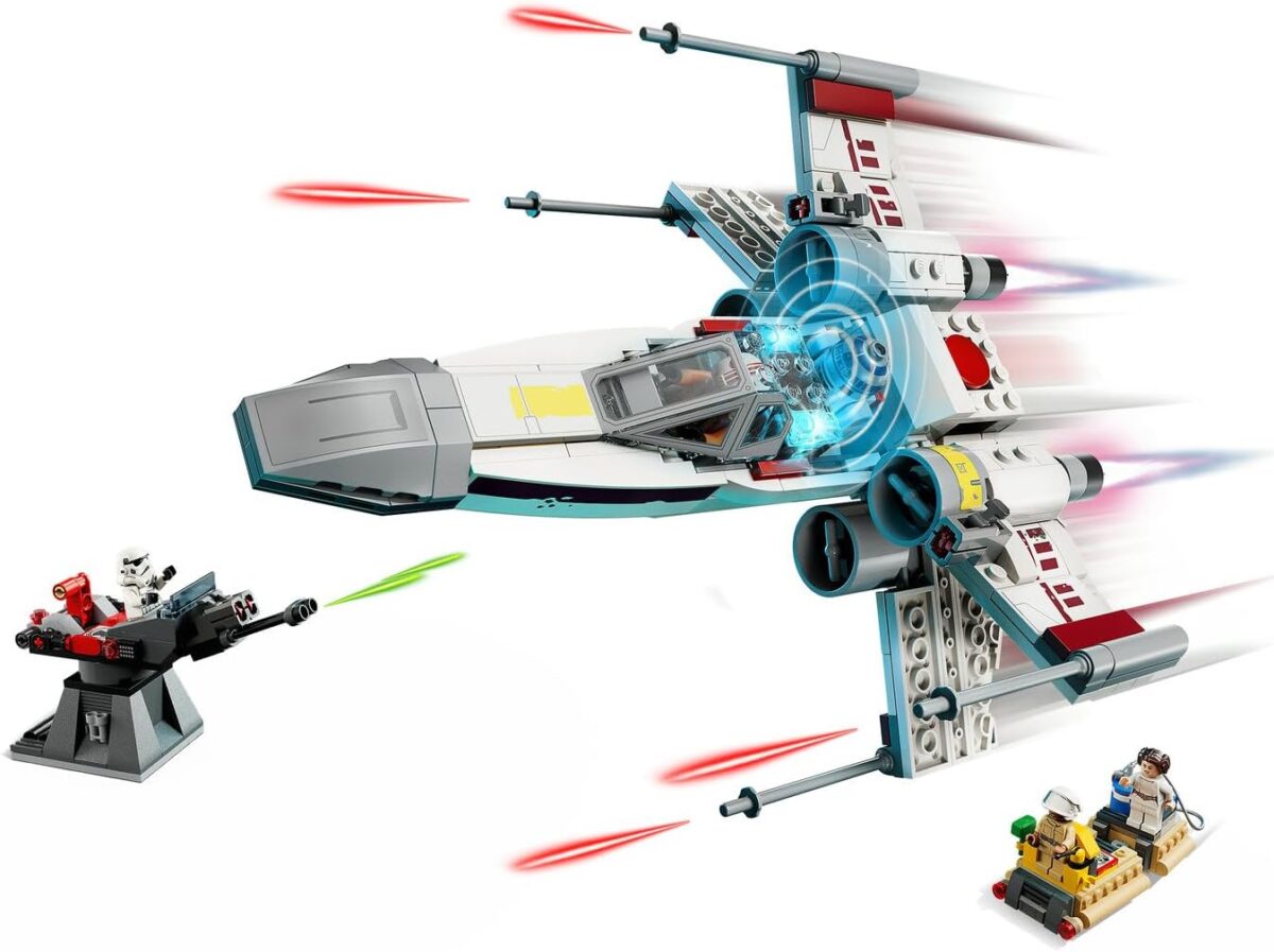 LEGO® Star Wars™ SMART Play™: Luke’s Red Five X-Wing™ 75423 Interactive Building Toy -All-in-One Set - Reacts to How You Move and Play with a SMART Brick - Treat for Boys, Girls, Kids Aged 6+
