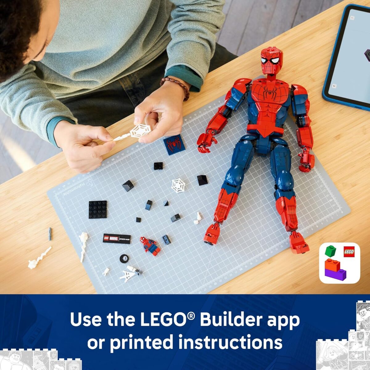 LEGO® ǀ Marvel Spider-Man Hero Figure 76346 Super Hero Toy Building Set - Marvel Collectable for Kids - Playset for 12+ Year Old Boys and Girls - Posable for Dynamic Play and Display LEGO® ǀ Marvel Spider-Man Hero Figure 76346 Super Hero Toy Building Set - Marvel Collectable for Kids - Playset for 12+ Year Old Boys and Girls - Posable for Dynamic Play and Display
