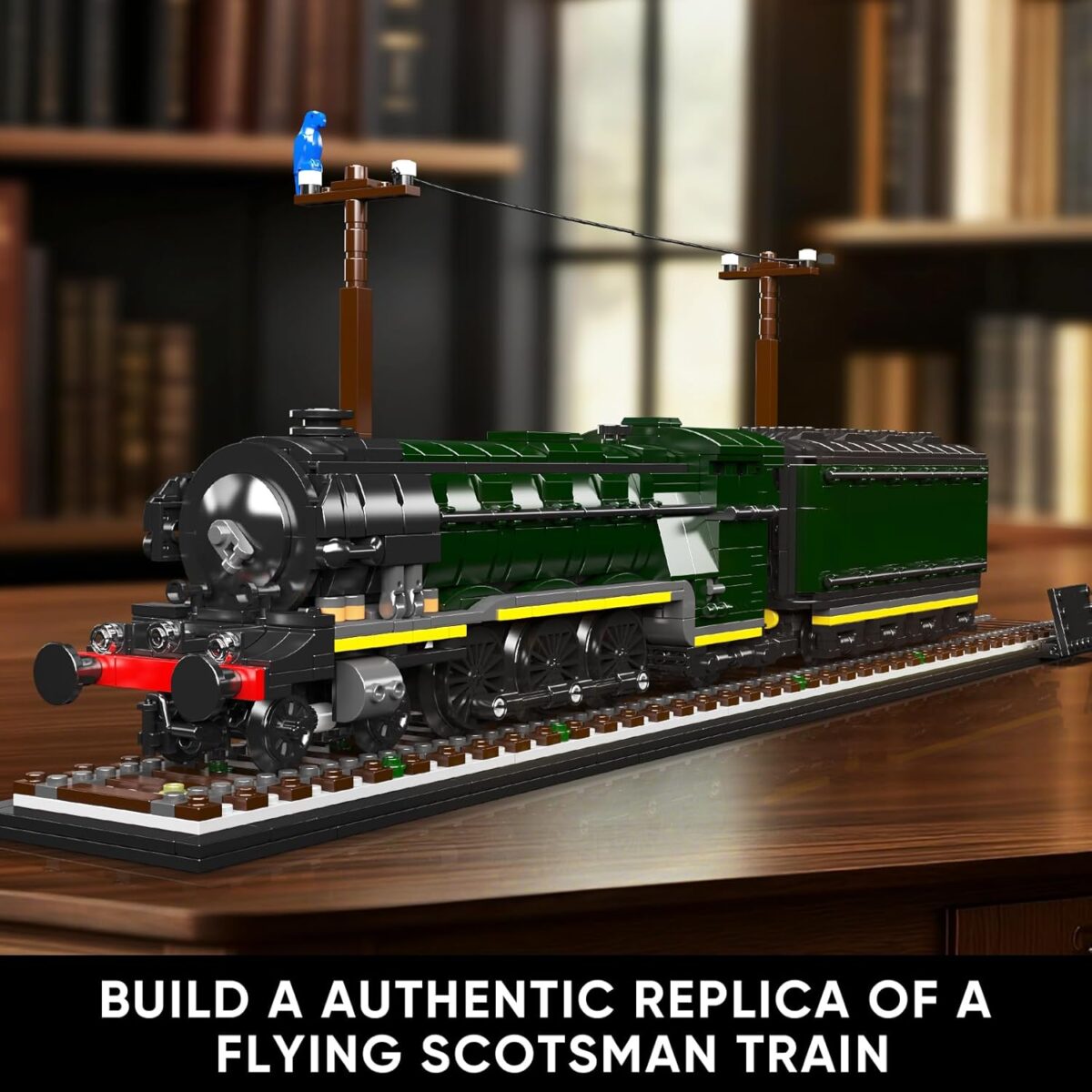 Mould King 12044 Locomotive Train Building Set, Steam Train Build Blocks Kit, Display Track Model for Adult, Gift as Birthday Christmas (1766 Pieces) Mould King 12044 Locomotive Train Building Set, Steam Train Build Blocks Kit, Display Track Model for Adult, Gift as Birthday Christmas (1766 Pieces)