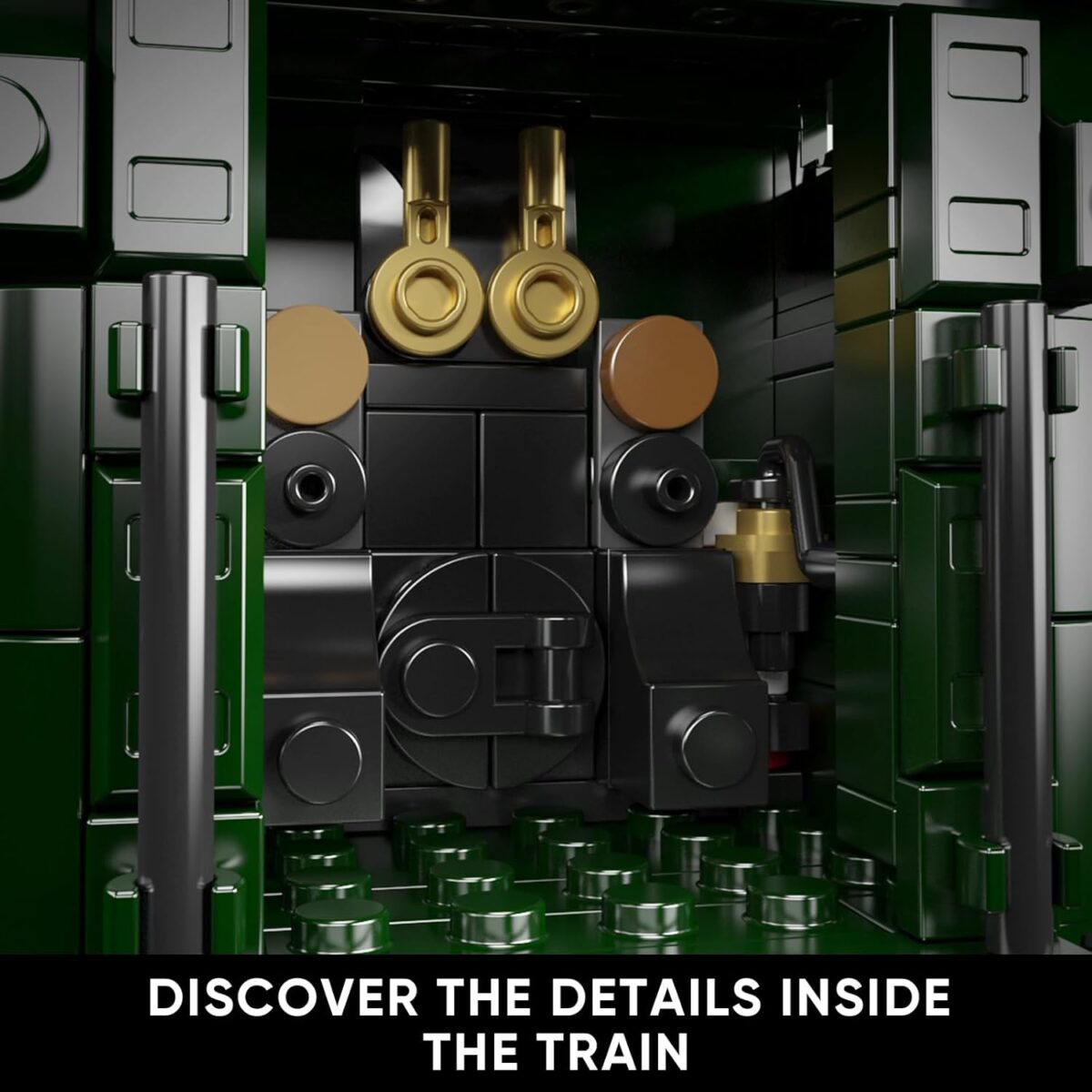Mould King 12044 Locomotive Train Building Set, Steam Train Build Blocks Kit, Display Track Model for Adult, Gift as Birthday Christmas (1766 Pieces) Mould King 12044 Locomotive Train Building Set, Steam Train Build Blocks Kit, Display Track Model for Adult, Gift as Birthday Christmas (1766 Pieces)