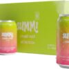 SUMMi Lychee Fizz Nootropic Soda, Zero Sugar, 12 x 330ml Cans [x2]