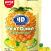 AMOS 4D Bursting Juice Filled Gummies Strawberry/Peach/Grape 65g x 3 [x4]