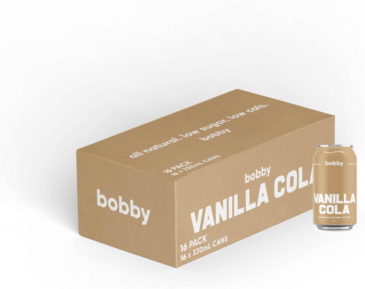 Bobby Prebiotic Vanilla Cola Soft Drink 16 Pack