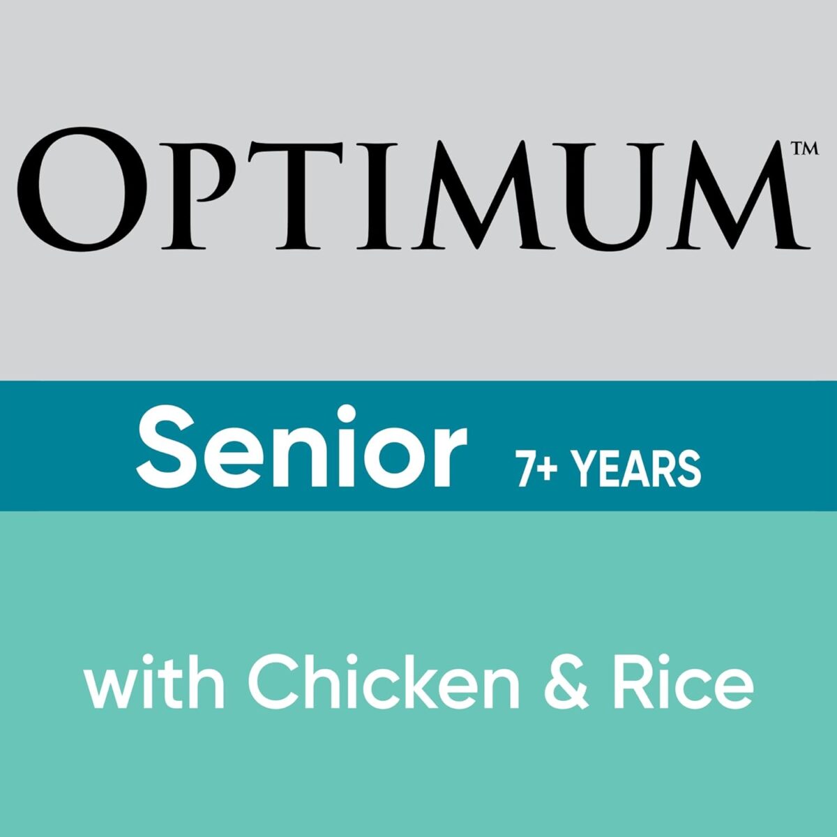 Optimum Senior 7+ Years Wet Dog Food with Chicken & Rice 100g Tray, 36 Pack [x2]