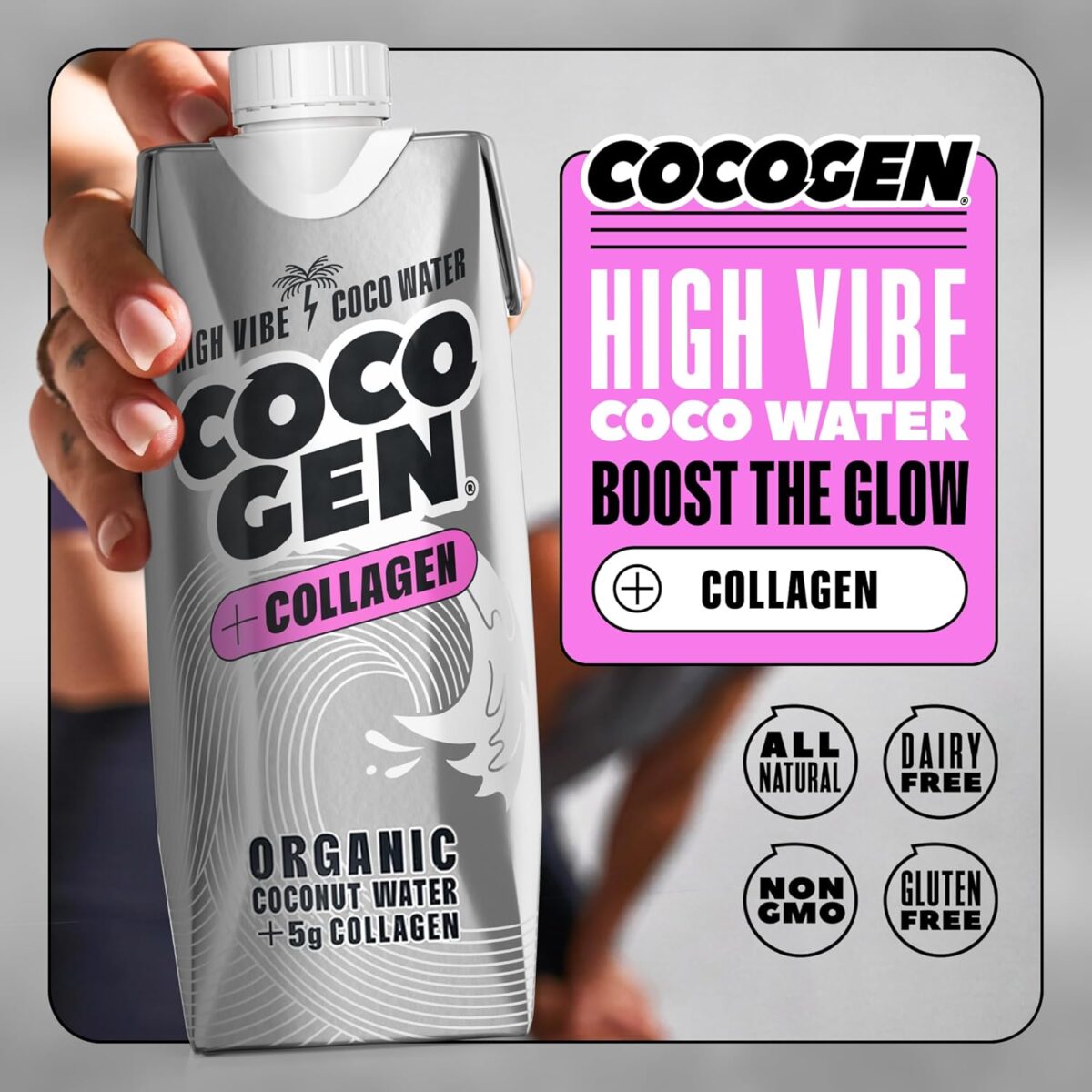 CocoGen Coconut Water + Collagen 12 x 500ml [x2]