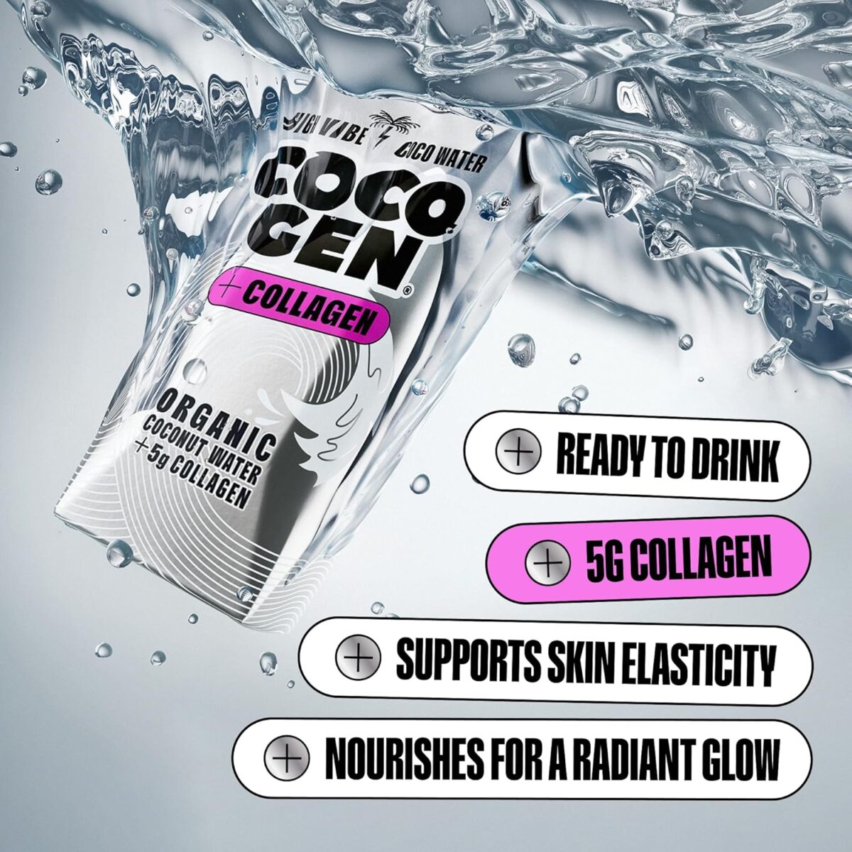 CocoGen Coconut Water + Collagen 12 x 500ml [x2]