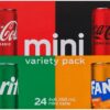 Coca-Cola Mini Variety Pack 24 x 250ml Cans [x2]