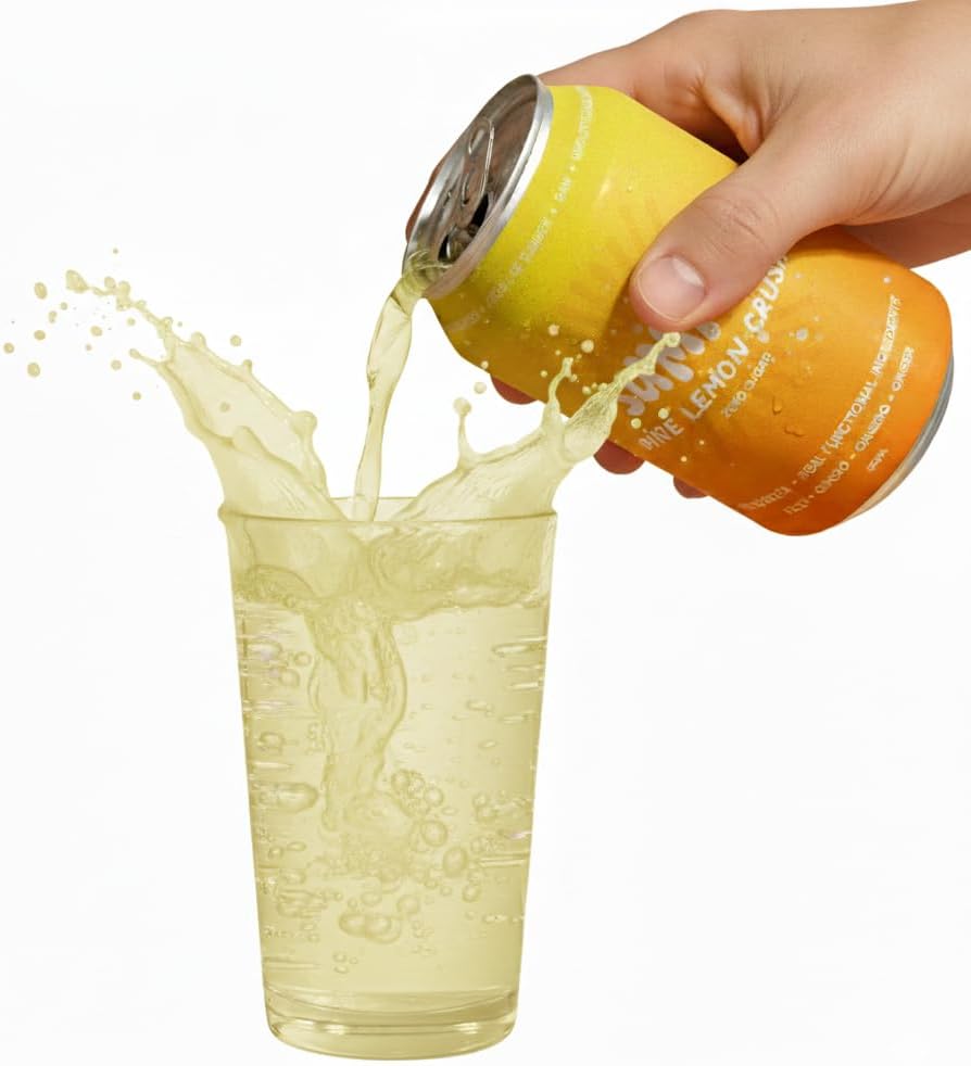 SUMMi Pine Lemon Crush Nootropic Soda 12 x 330ml [x2]