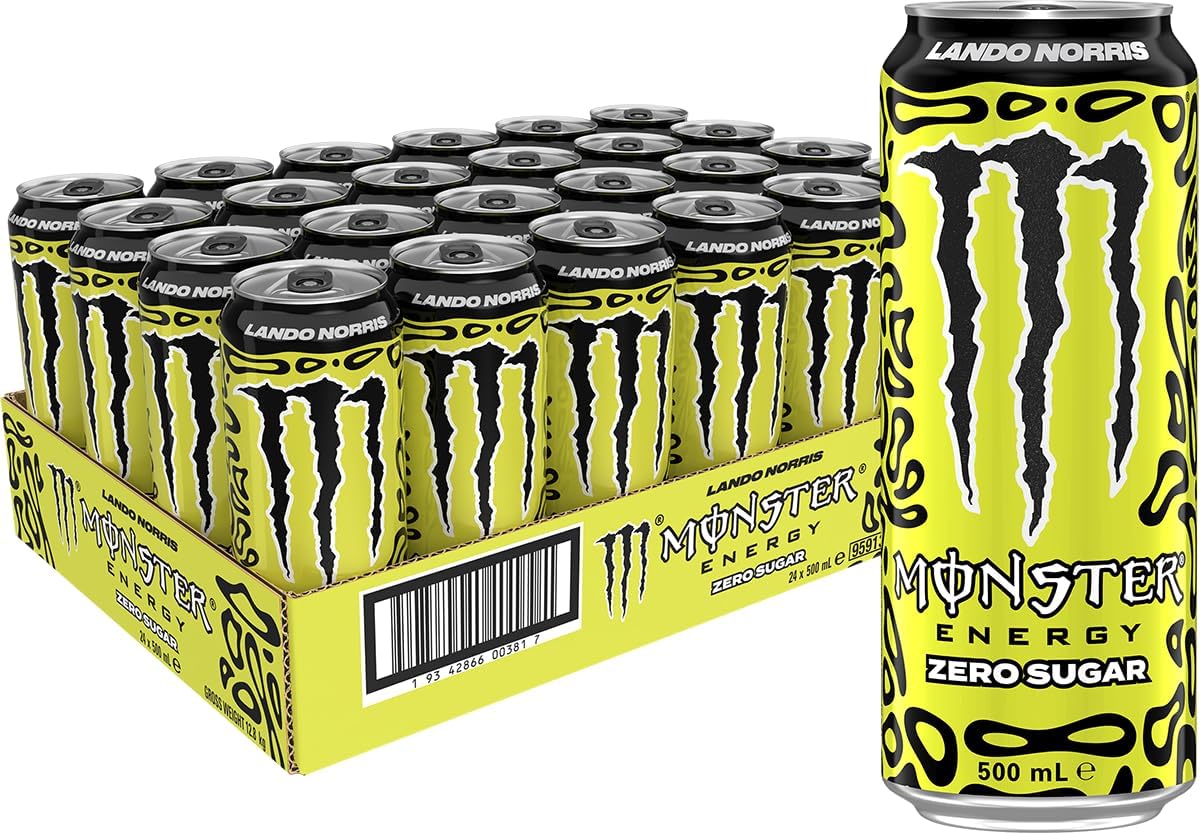 Monster Energy Drink Lando Norris 24 x 500ml [x2]