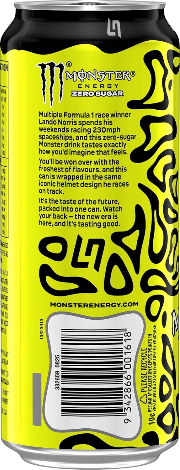 Monster Energy Drink Lando Norris 24 x 500ml [x2]