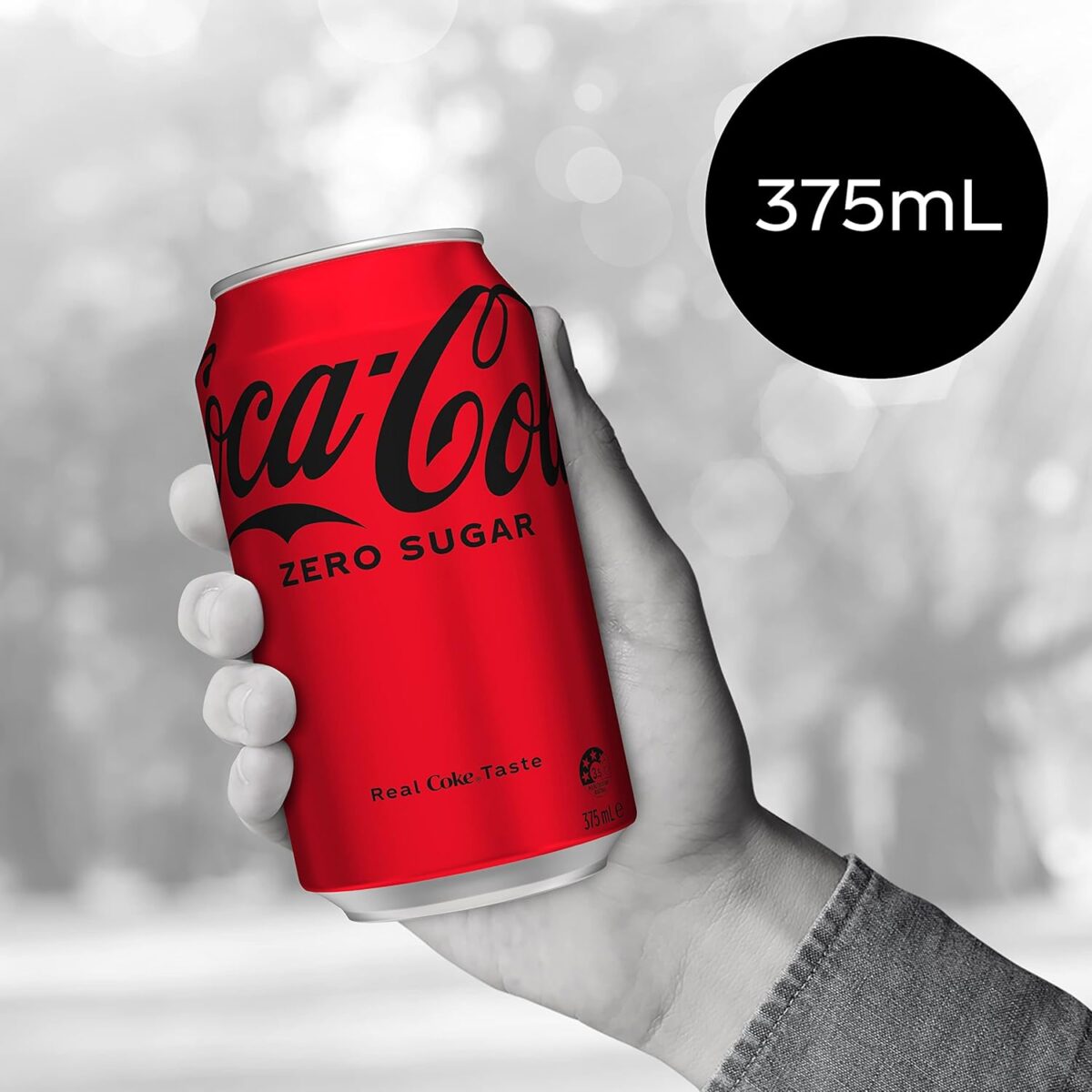 Coca-Cola Zero Sugar Soft Drink Cans 6 x 375mL [x6]