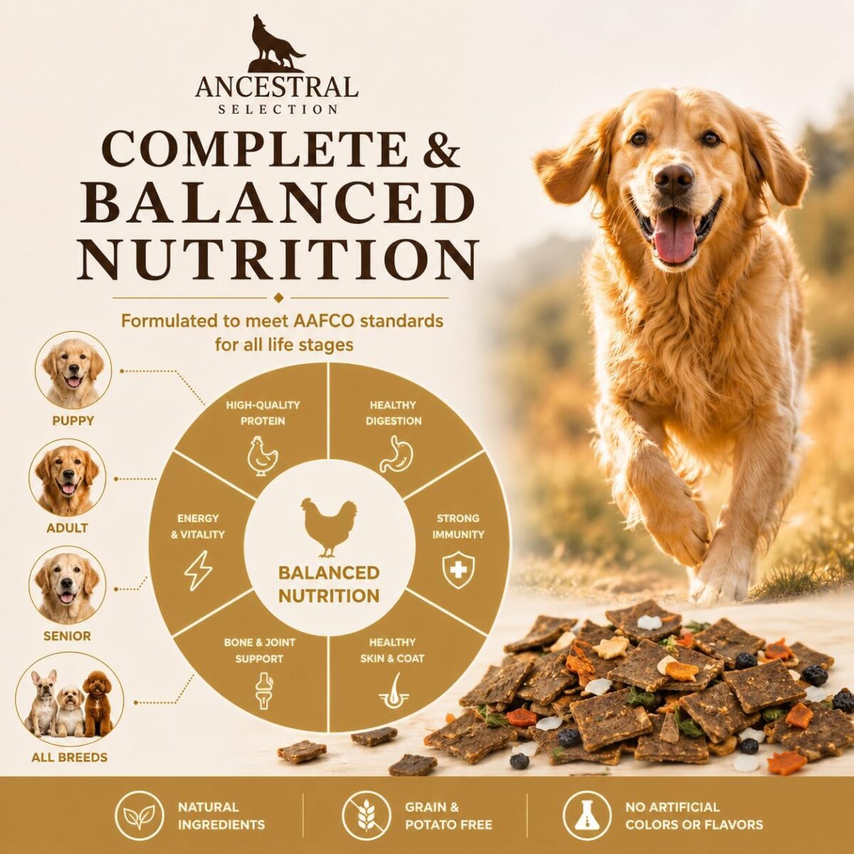 Air Dried Chicken Dog Food 100g Trial Pack [x3]