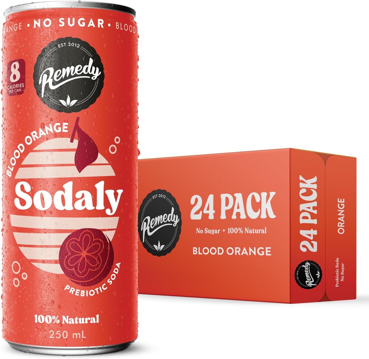 Remedy Sodaly Citrus Bundle 250mL 24-Pack [x2]