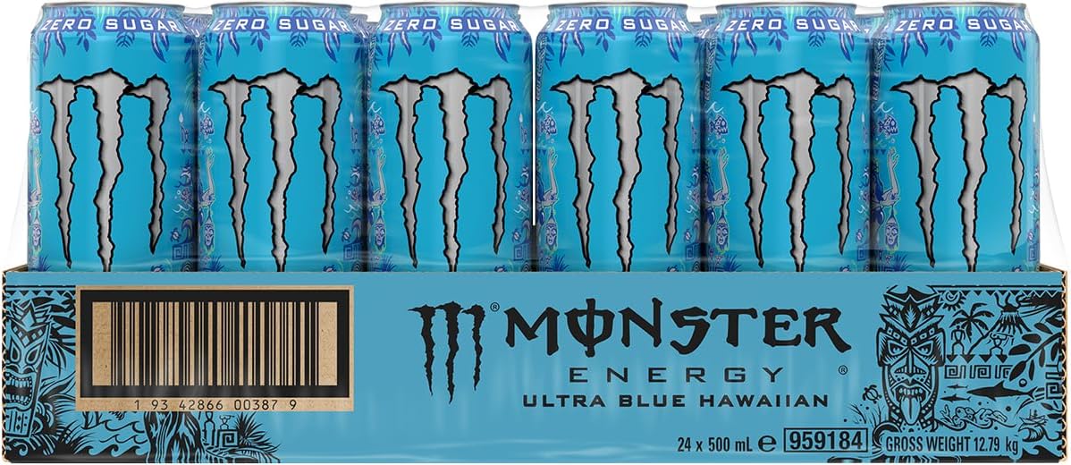 Monster Ultra Blue Hawaiian 24 x 500mL [x2]